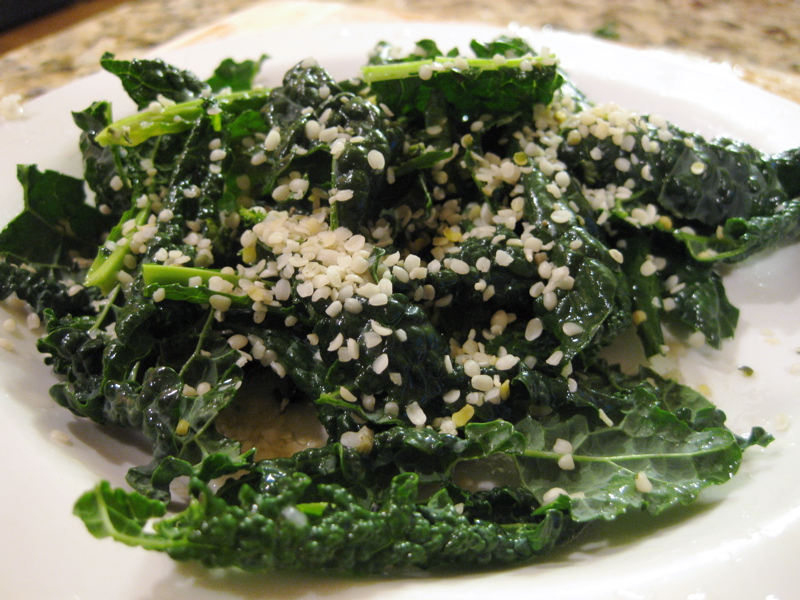 Oishikatta 美味しかった Tuscan Kale Salad (in Lemon Garlic Vinaigrette)