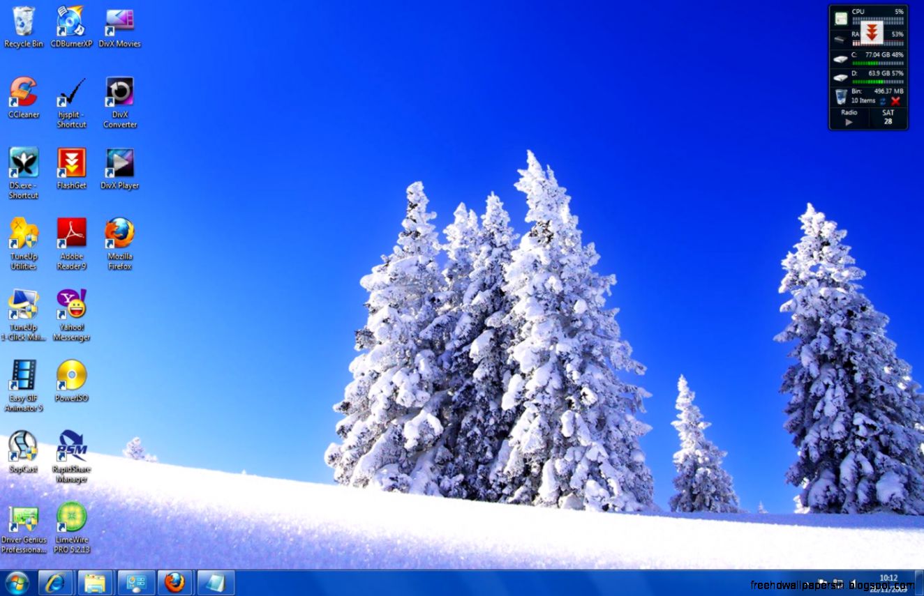 Christmas Windows Themes Content Winterscape Wallpapers For