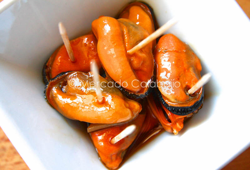 Mejillones en escabeche de naranja · El cocinero casero - Pescados y  mariscos