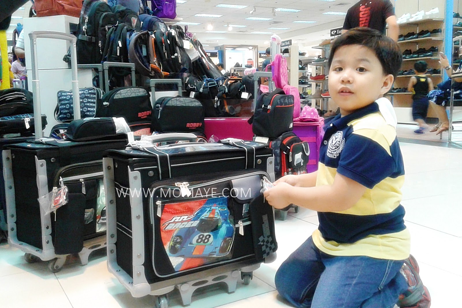 Matthew's Robby Rabbit Trolley Bag