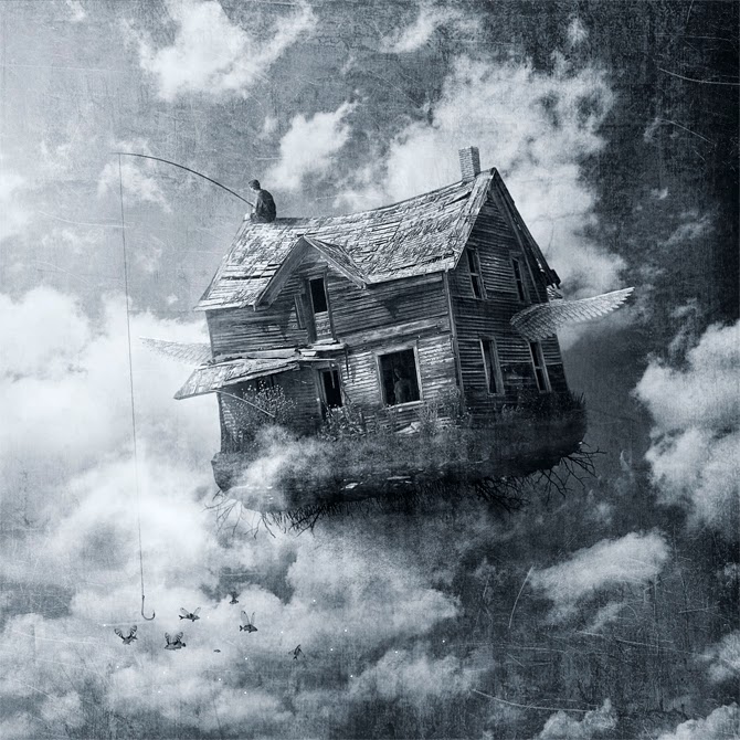 08-Between-Clouds-Manuel-Rodriguez-Sanchez-Surreal-Imaginarium-Land-of-Dreams-www-designstack-co