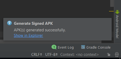 Cara Membuat Generate Signed APK atau Sertifikat Android untuk Release Aplikasi