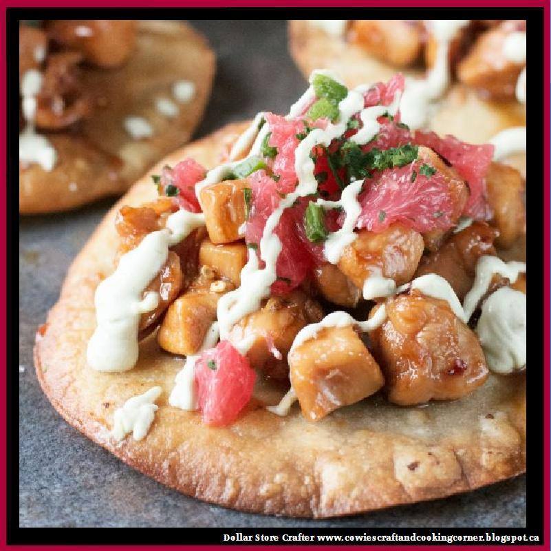 Dollar Store Crafter Citrus Jalapeño Chicken Tostadas )