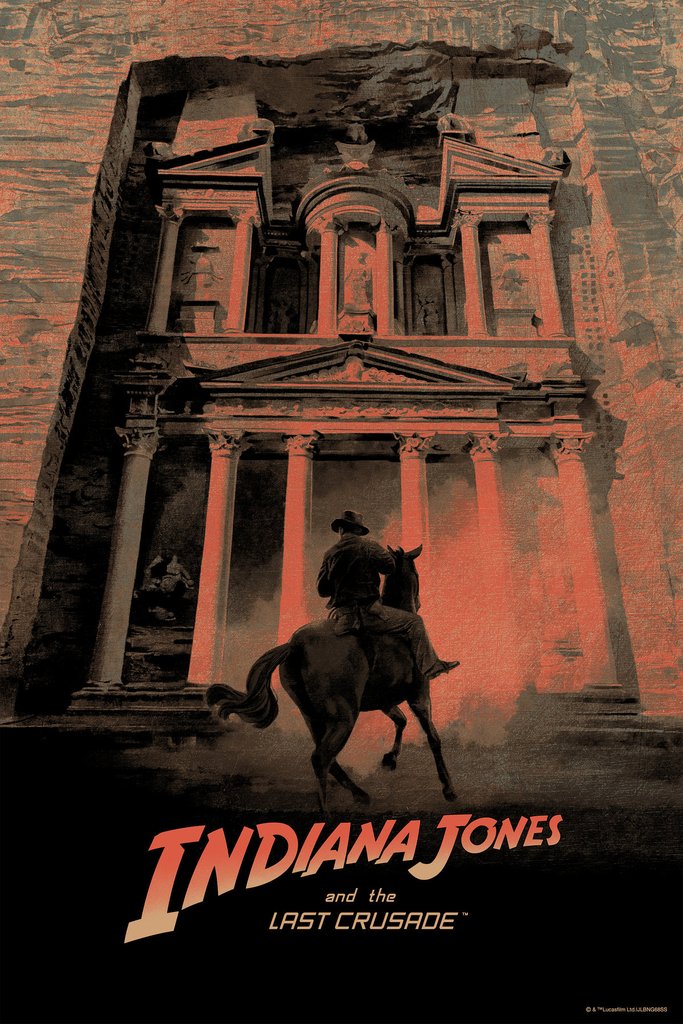 træ Falde tilbage Bemærk The Blot Says...: Indiana Jones and the Last Crusade Screen Print by Hans  Woody x Bottleneck Gallery