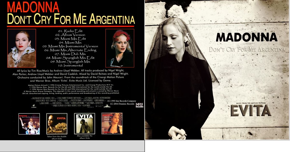 MA MADONNATHEQUE MADONNA Don't Cry For