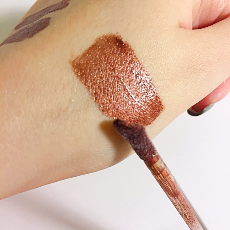 wet n wild megalast Liquid Catsuit Metallic Lipstick Once In a Bronze Moon swatch wet n wild megalast Liquid Catsuit Metallic Lipstick Once In a Bronze Moon swatch