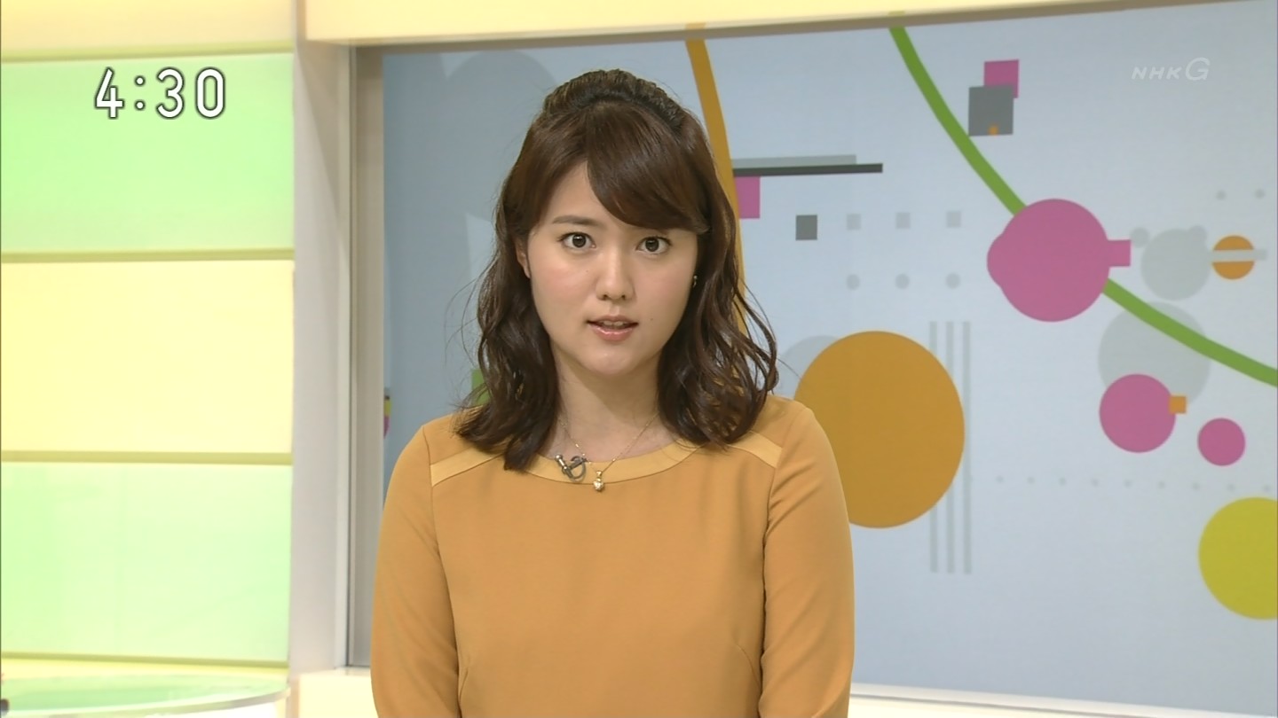 女子アナ画像コレクション 渡辺蘭 NHKニュースおはよう日本 2014年9月30日