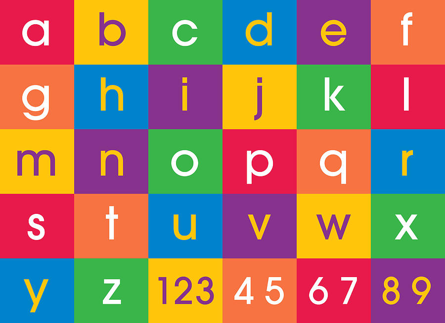 Alphabet colors