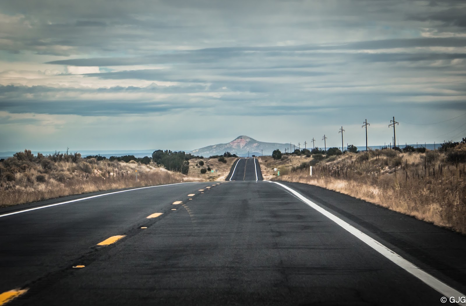 Scenic Road Views To the Grand Canyon Arizona, USA