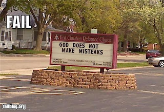 funny church sign fail