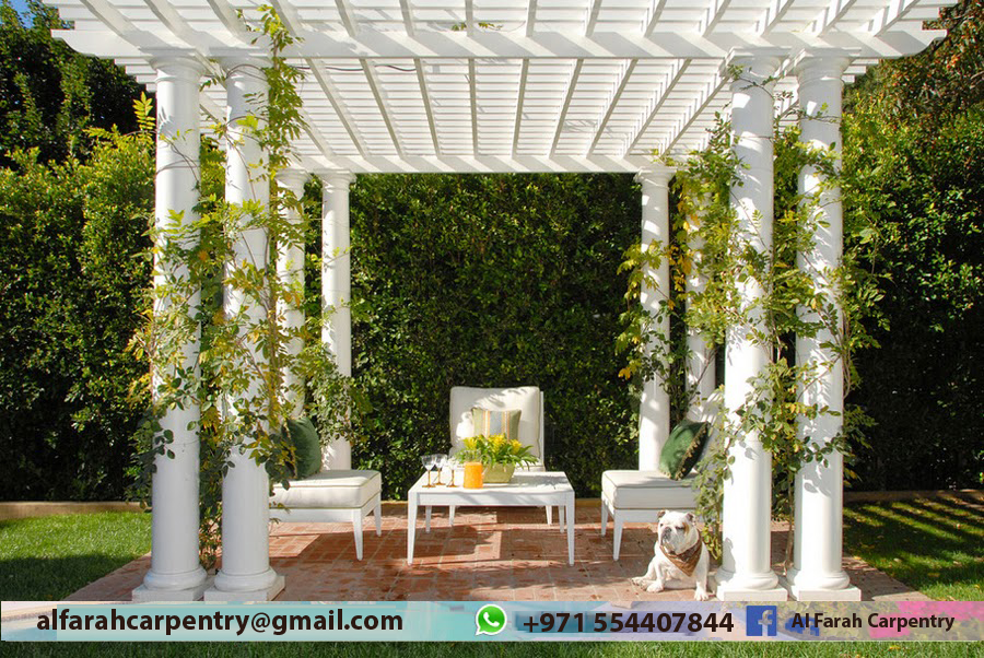 Balcony Attached Pergola In Uae B.B.Q Pergola In Uae Car Parking