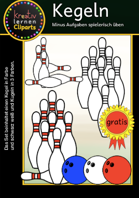 Minusaufgaben anhand von Kegelspielen erklären, eine spannende und interessante Variante für den Unterricht. 