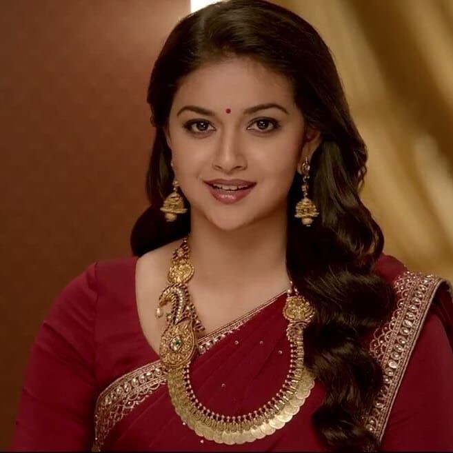 Keerthi Suresh in Long Kasu Mala Keerthi Suresh in Long Kasu Mala