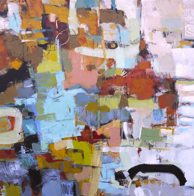 Elizabeth Chapman Art Abstract Painting Sylvan By Elizabeth Chapman