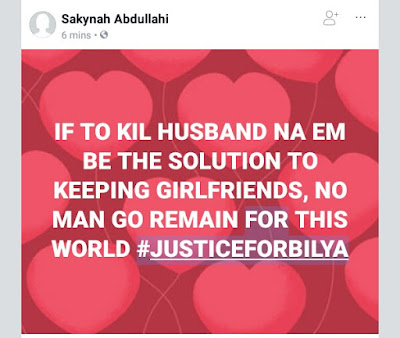  #JusticeForBilya: Friends demand justice for son of former PDP Chairman stabbed to death by his wife two years after their marriage