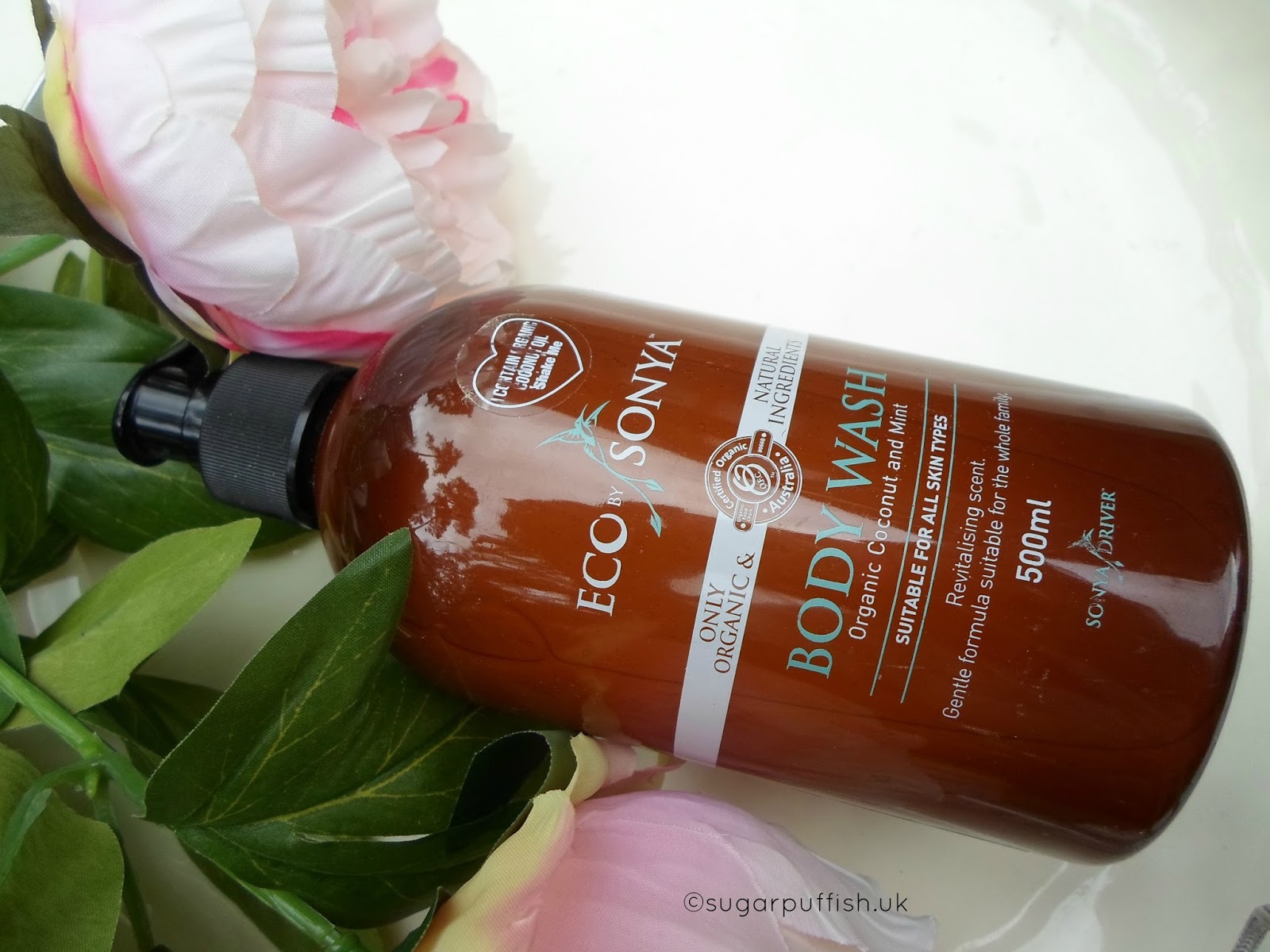 Review Eco by Sonya Organic Coconut and Mint Body Wash Sugarpuffish