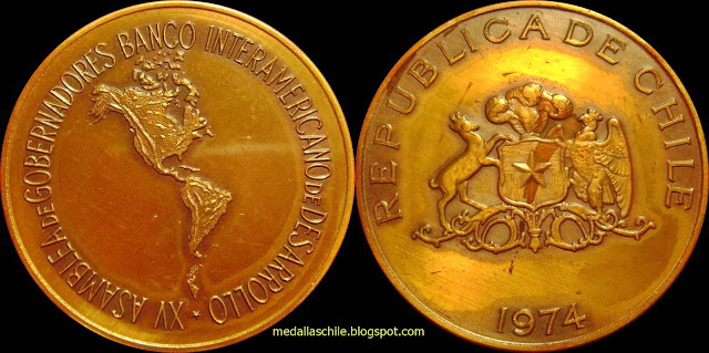 Medalla: Asamblea BID Chile 1974