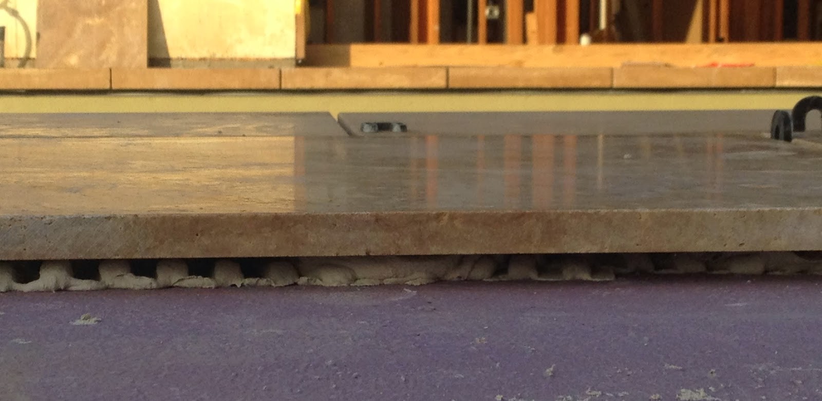 Watershapes, Water Shapes Outdoor floor tiles proper thinset