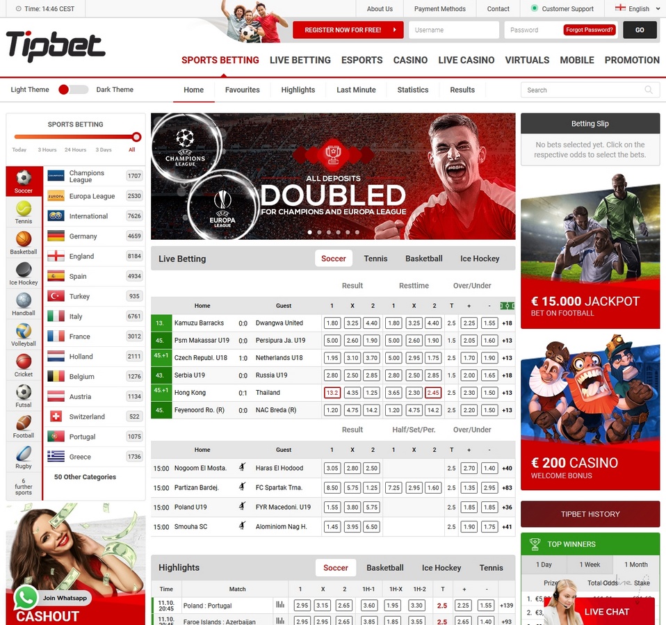 Tipbet Screen