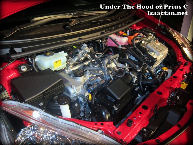 under the hood of Prius C