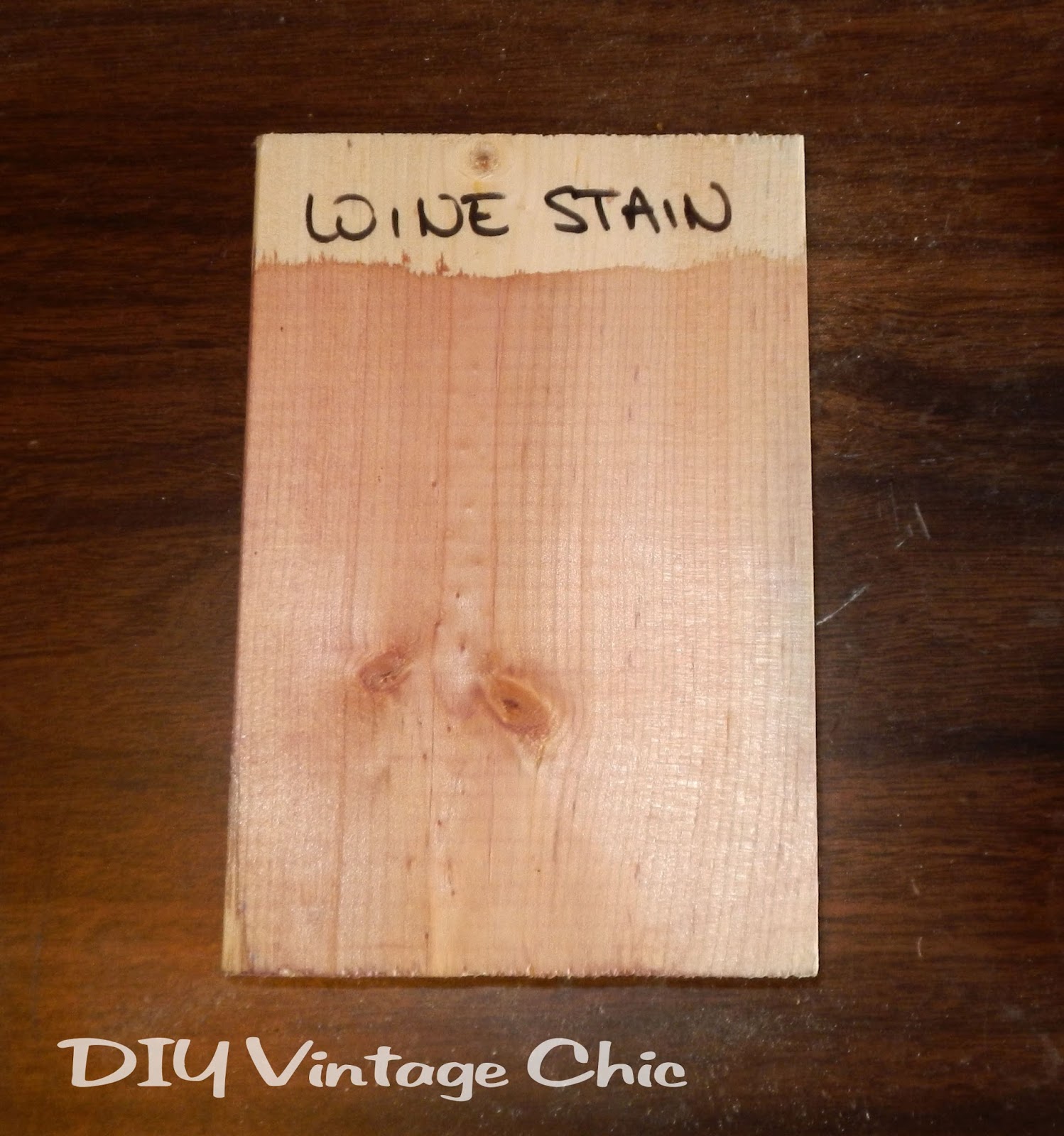 Diy Vintage Chic Natural Wine Stain Tutorial Natural Wine Stain Tutorial