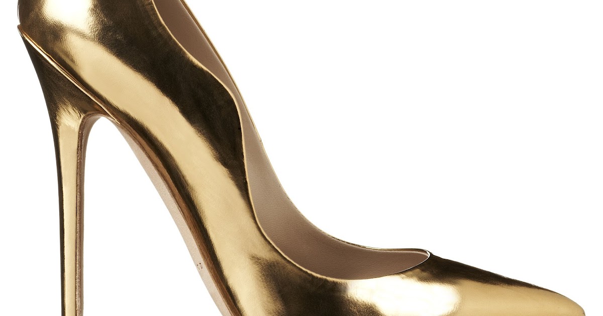 Shoe Luv : The Daily Heel: The Brian Atwood Besame Pump in Gold Leather