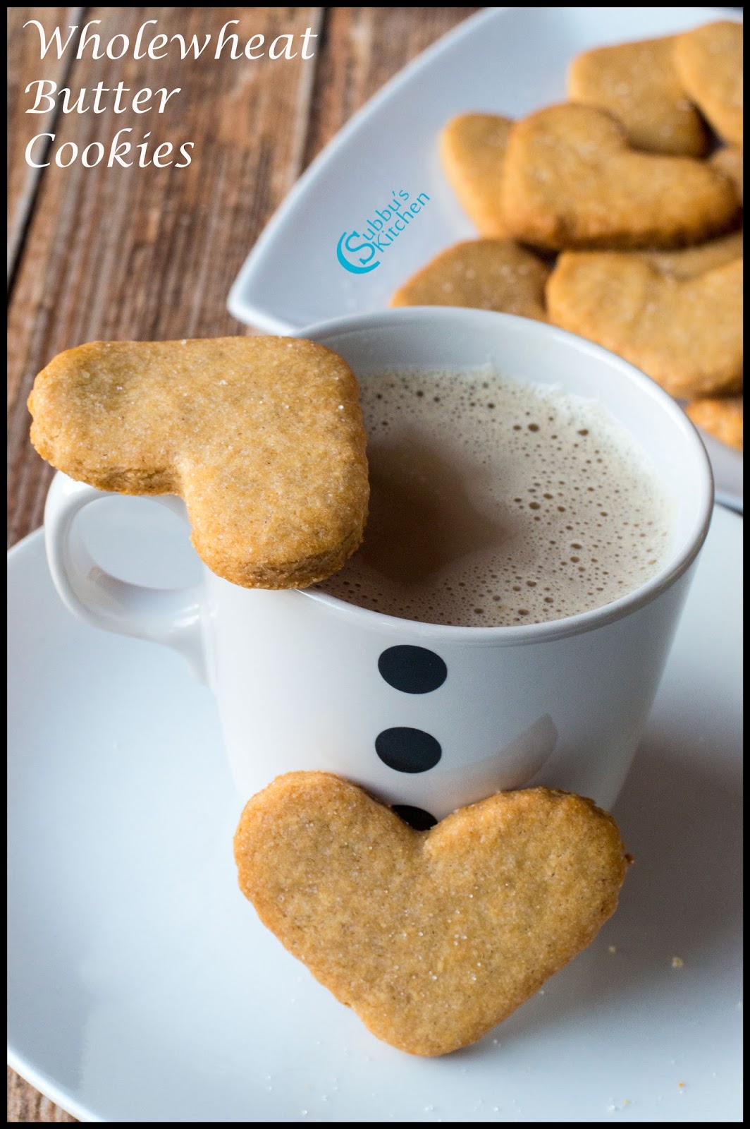 Whole wheat Butter Cookies Recipe Subbus Kitchen