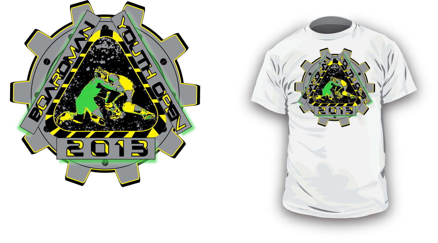 Tshirt logo design creative ideas 1 13 2013 oh Boardman youth open