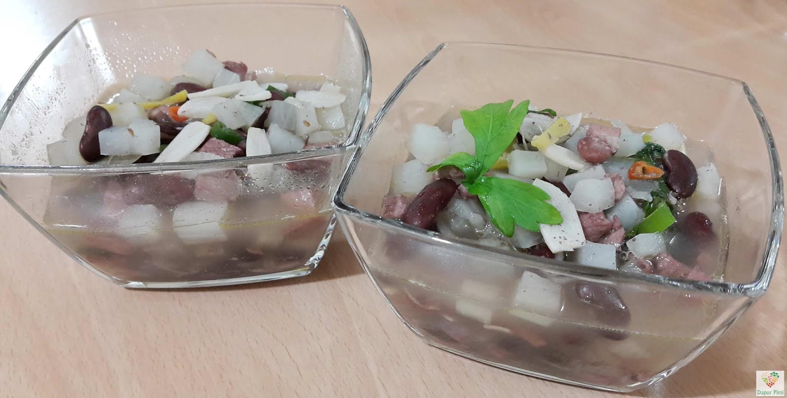 Dapur Pimi: Sup daging lobak kacang merah