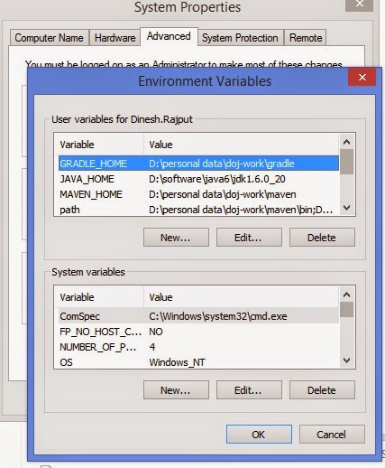 gradle-environment