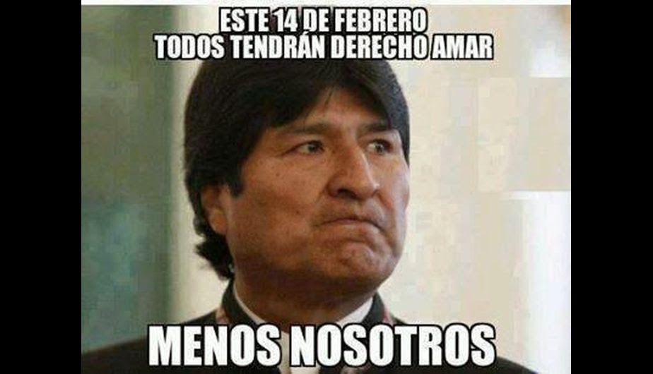 Best Memes: Evo Morales también se prende en San Valentin