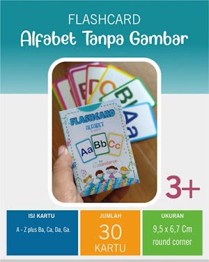 Flash Card Alfabet Tanpa Gambar Flash Card Alfabet Tanpa Gambar