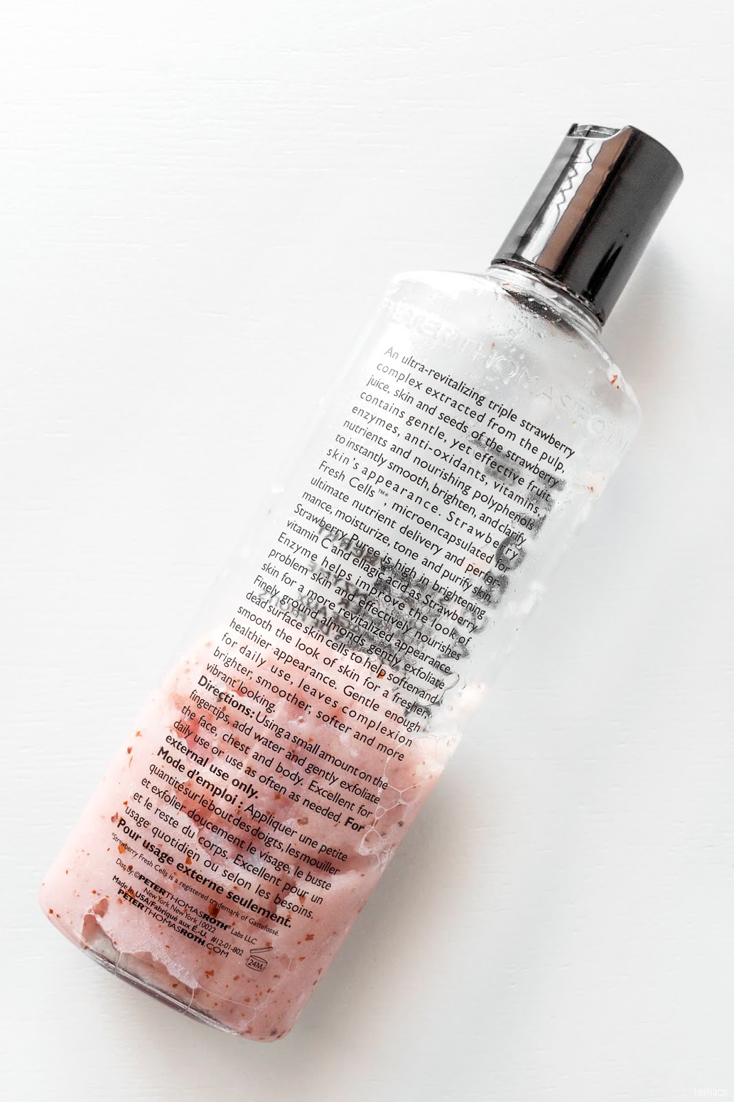 lavlilacs Peter Thomas Roth Strawberry Scrub Fruit Enzyme Polisher back