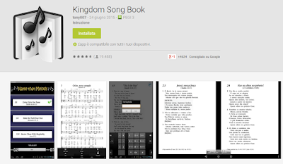 Kingdom Songbook si aggiorna alla versione 3.1.14