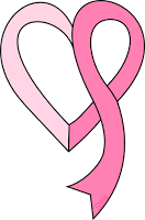 Laço outubro rosa - câncer de mama