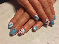 shellac nail designs cnd cath kidston chic polish azure wish nailspix
