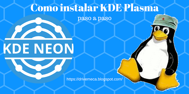 DriveMeca instalando KDE neon Plasma paso a paso