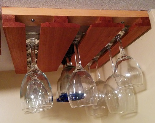 DIY Wood Projects : Wine Glass Rack
