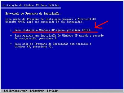 Eder Dias - Saidrede Informática: reparando Windows xp no segundo R