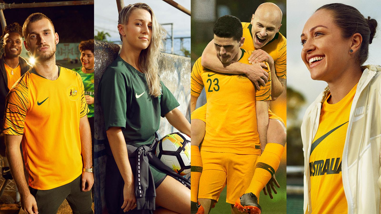 rit zweep Belonend Australia 2018 World Cup Home and Away Kits + Pre-Match Jersey Revealed -  Footy Headlines
