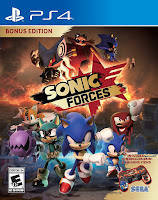 Sonic Forces Game Cover PS4 Bonus Edition