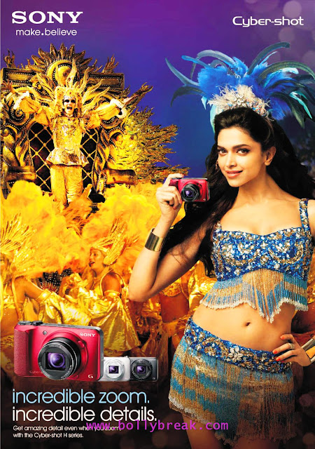 Deepika Padukone Samba Dress sony cybershot - (2) -  Deepika Padukone Navel Pics - HQ