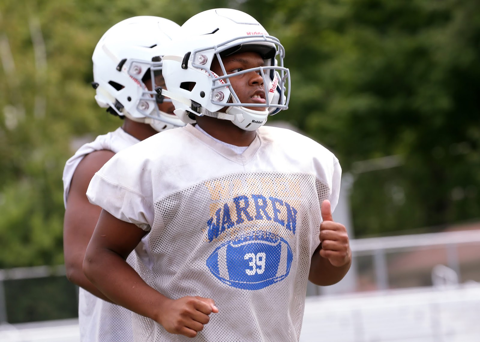 Mark Kodiak Ukena Warren Township High School Football Practice