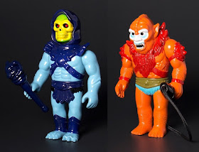 Masters of the Universe Skeletor & Beast Man Vintage Toy Edition Vinyl Figures by Super7