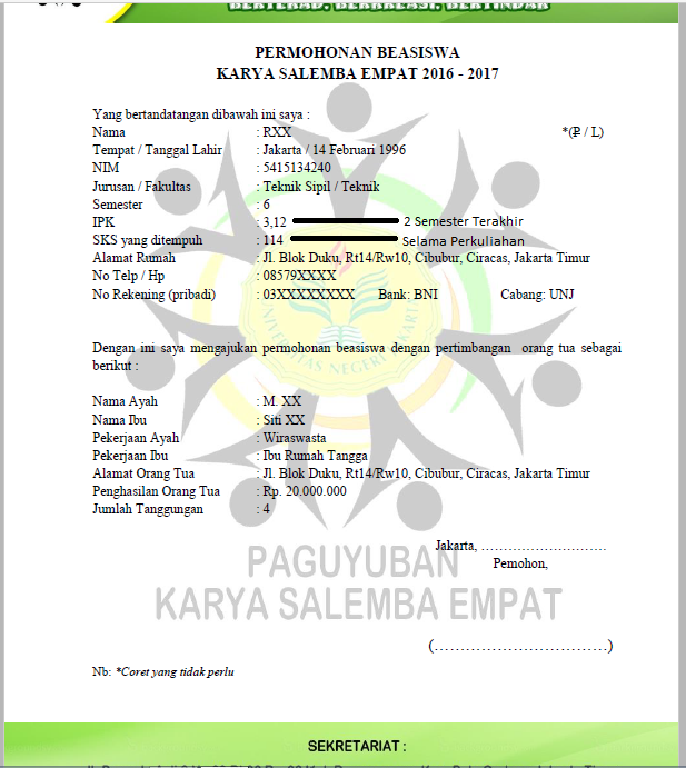 Contoh Essay Mengenai Harapan Dan Tujuan Mengikuti Program Beasiswa Goresan