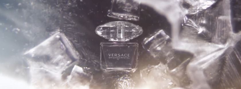Modella Versace pubblicità Bright crystal con Foto - Testimonial Spot Pubblicitario Versace 2016