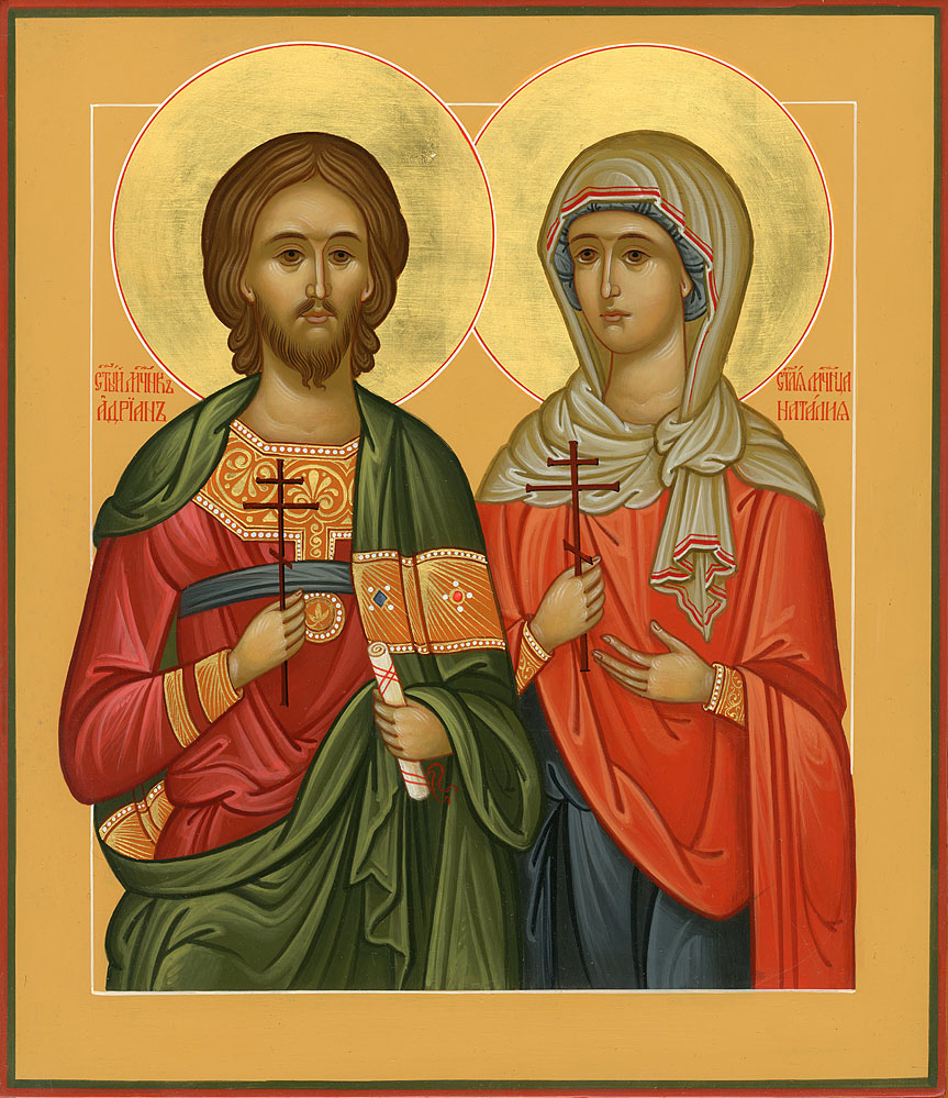 Blood of Prokopius Saintly Saturday The Holy Martyrs Adrian and Natalie