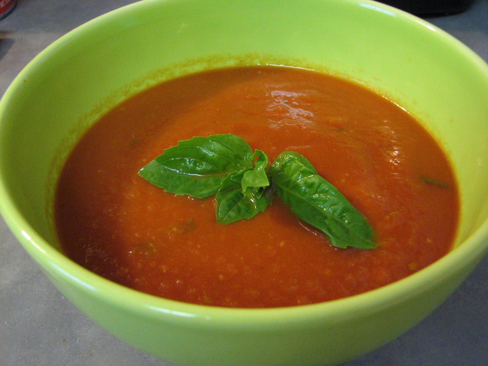 Sweet Home Indiana Tomato Basil Soup