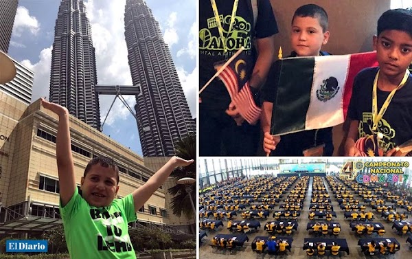 Niño de Chihuahua vence a 900 competidores y se convierte en el gran campeón de Matemáticas Niño de Chihuahua vence a 900 competidores y se convierte en el gran campeón de Matemáticas