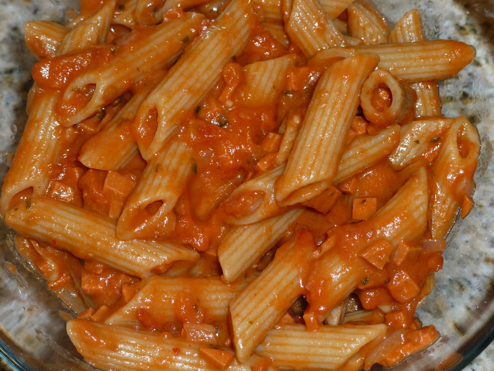 April's Appetite Rigatoni In Creamy Tomato Sauce